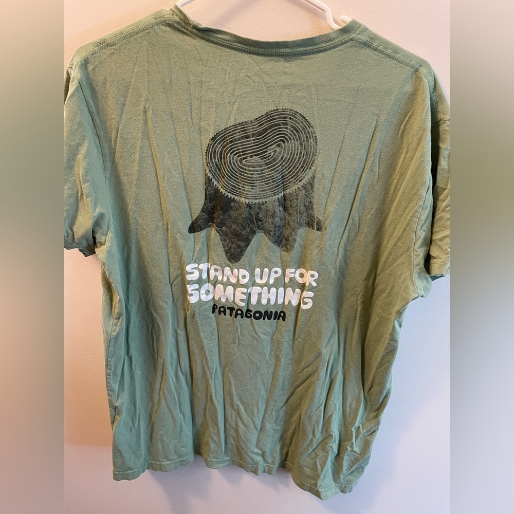 Green Organic Cotton Large Patagonia Tree Shirt